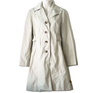 Michael Michael Kors Trench Rain Coat S Light Beige Fully Lined